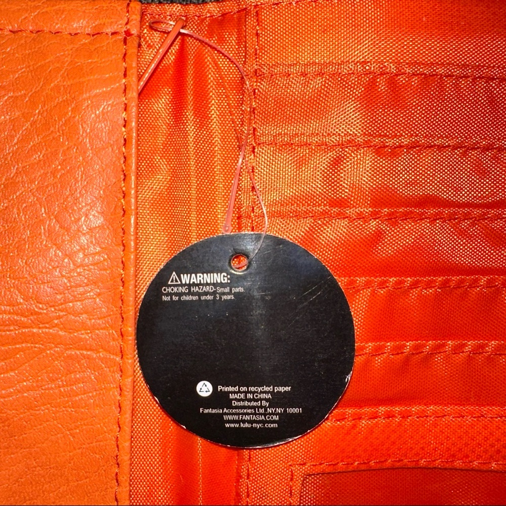 NEW WITH TAG LuLu NYC orange dragonfly wallet - Picture 14 of 14